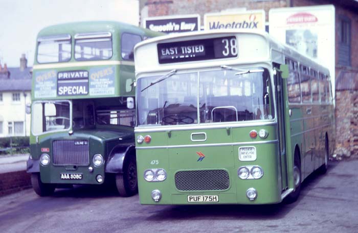 Southdown Leyland Leopard Northern Counties, Aldershot & District Dennis Loline