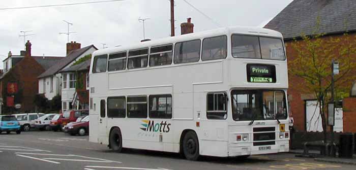 Motts Travel Leyland Olympian Optare E153OMD