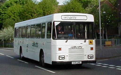 Motts Travel Leyland Tiger Alexander E26UNE