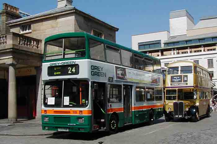 Grey Green Volvo D10M/Alexander 115