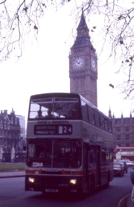 Grey Green Volvo Citybus Alexander 119