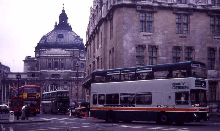 Grey Green Volvo Citybus Alexander 122