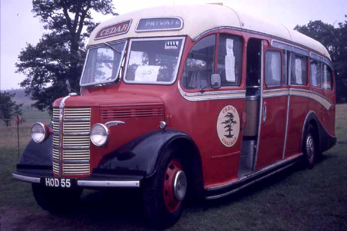 Western National Cedar Coaches Bedford OB