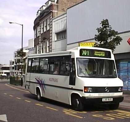 Nightingale Coaches Mercedes 709D Plaxton Beaver L55BUS