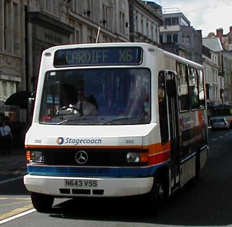 Stagecoach Red & White Mercedes 709D Alexander 392