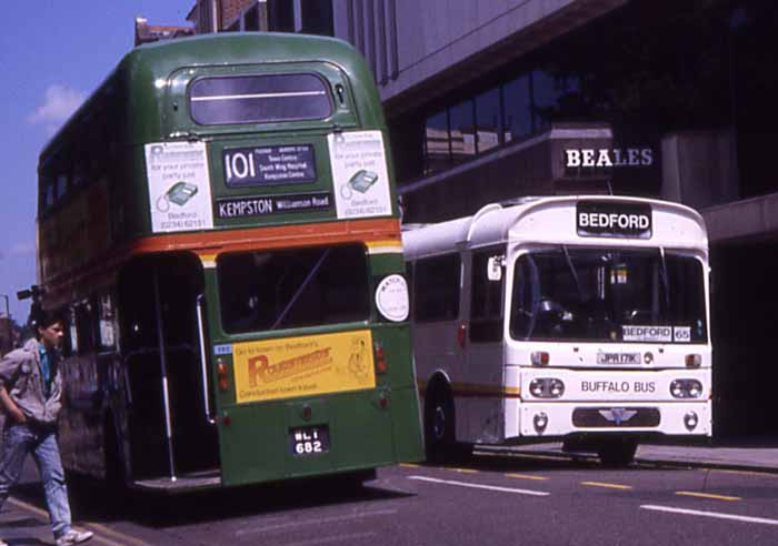 United Counties AEC Routemaster RM682 and Buffalo AEC Reliance Park Royal RP71