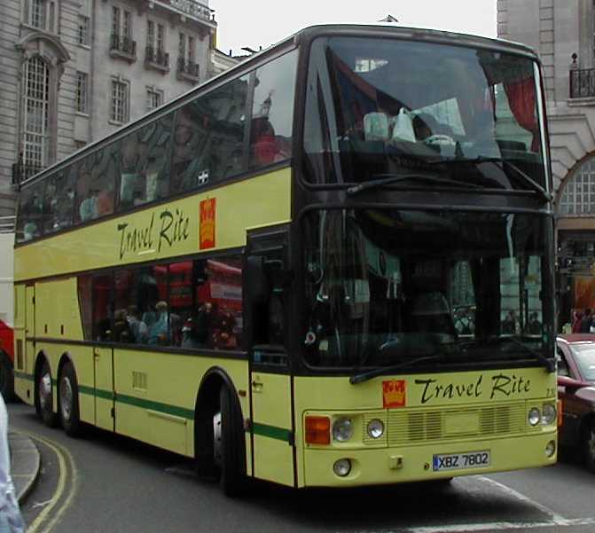 The King's Ferry DAF SBR2300 Van Hool XBX7802