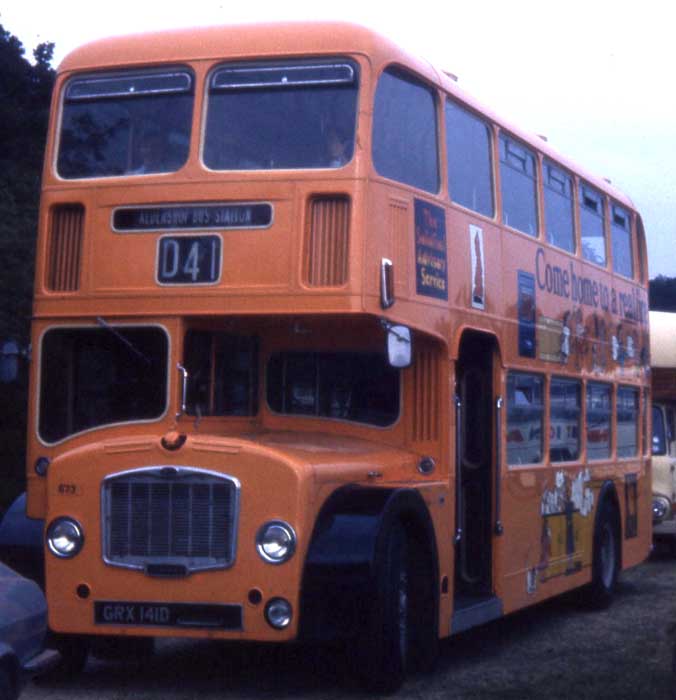 Alder Valley Bristol Lodekka ECW 673 National Coal