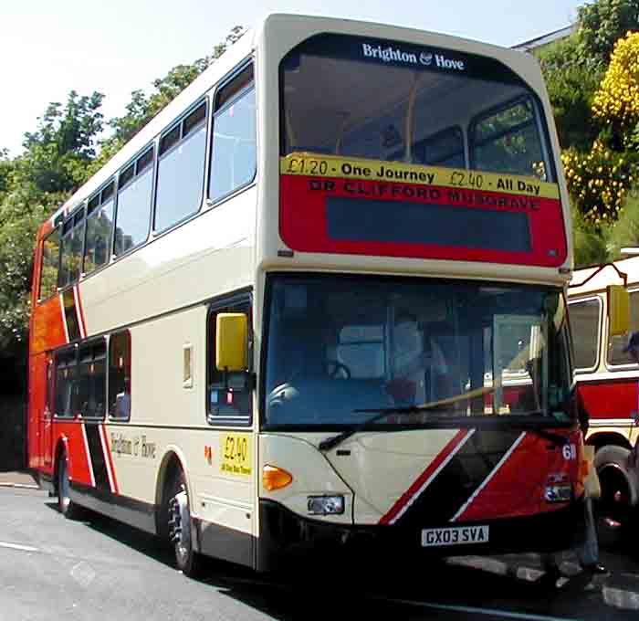 Brighton & Hove Scania East Lancs Omnidekka 631