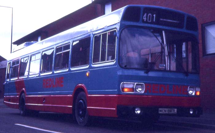 Red Line Leyland National