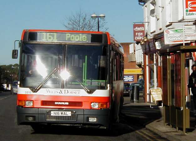 Wilts & Dorset DAF SB220 Ikarus 3510