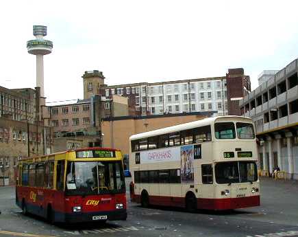 North Western Dennis Dart & Arriva Merseyside Leyland Atlantean