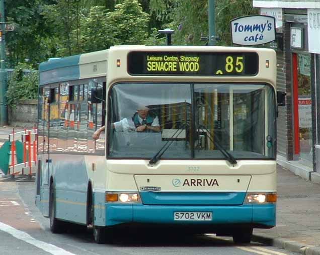 Arriva Kent & Sussex Dennis Dart Plaxton Pointer 2 SPD 3702