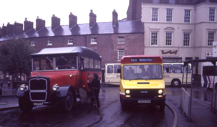 Midland Red North Bristol LH charabanc & Fiat 49.10 Carlyle 303