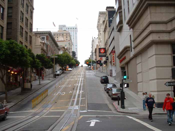 San Francisco MUNI cable car tracks