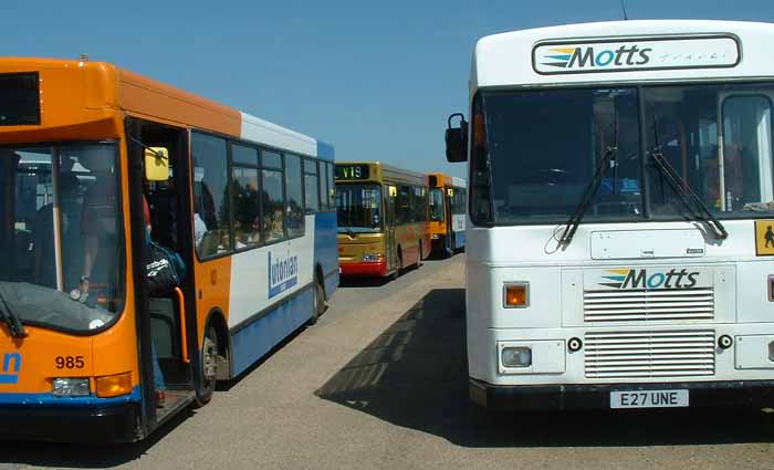 Motts Travel Leyland Tiger Alexander Belfast E27UNE