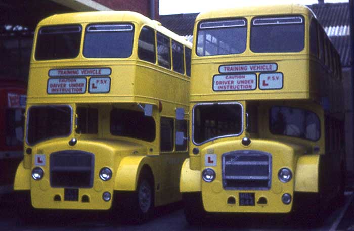 Alder Valley Bristol Lodekka LD ECW driver trainers 28 & 14