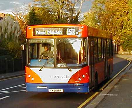 Mitcham Belle Dennis Dart SLF Caetano Nimbus KW51BFP