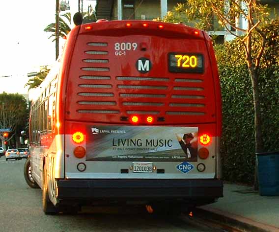 Metro Bus Rapid NABI 45C-LFW 8009