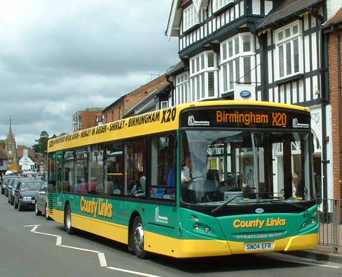 Stratford Blue TransBus Enviro300 403