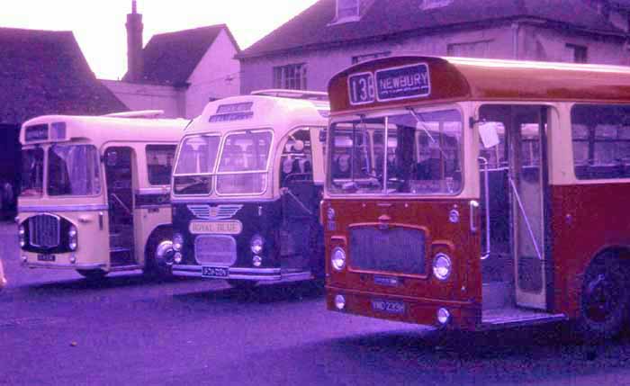 Thames Valley Bristol LH & Crosville Bristol MW at Newbury