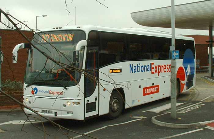 Burton National Express Volvo B12B Plaxton Panther YN05VRT