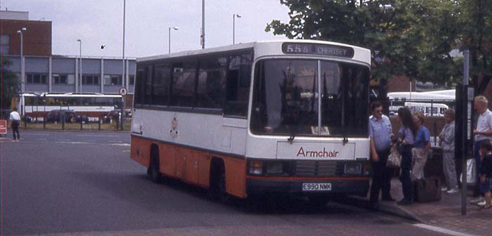 Armchair Passenger Transport Leyland Swift Wadham Stringer E990NMK