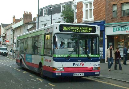 First Essex Dennis Dart SLF Alexander Pointer