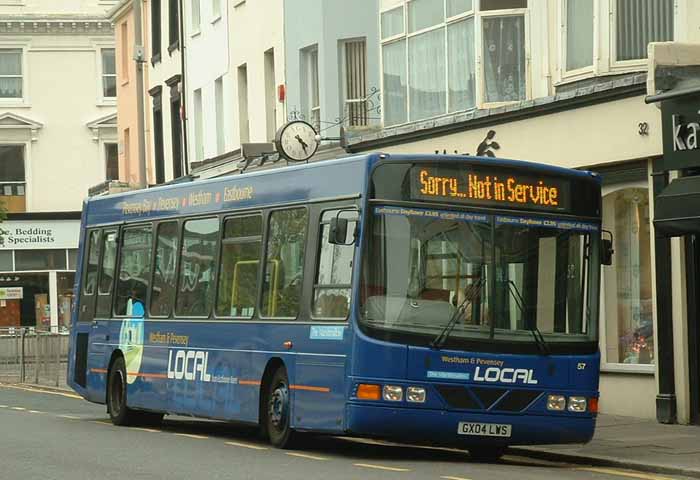 Eastbourne Buses DAF SB120/Wright Cadet 57