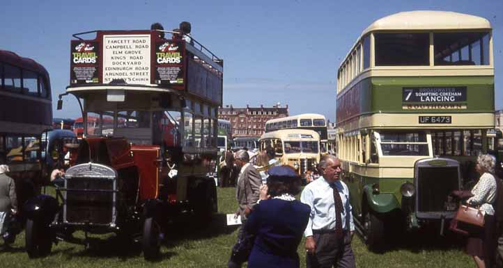 Southdown Leyland Titan TD1 873 & Portsmouth Thornycroft J Dodson 10