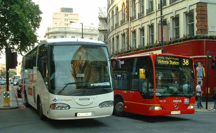 Arriva London Citaro Bendibus & National Express Scania Irizar Century