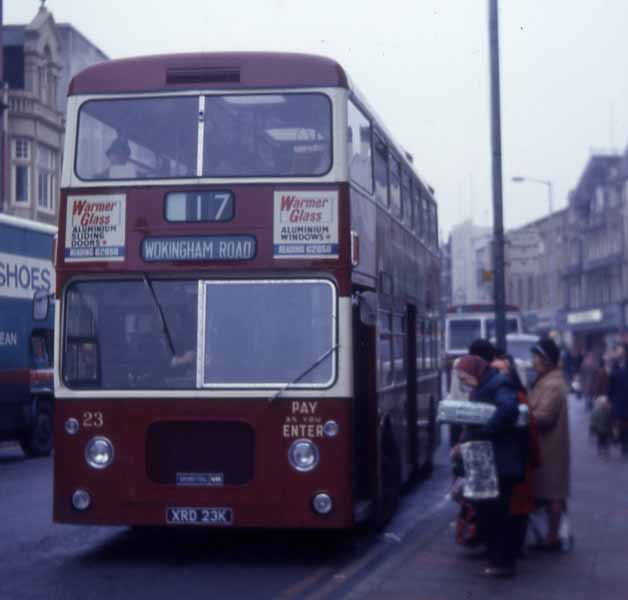 Reading Transport Bristol VRTLL6G Northern Counties Jumbo 23