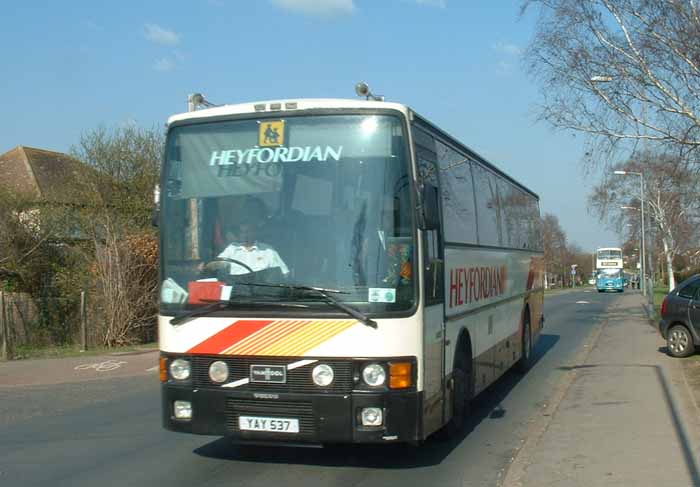 Heyfordian Volvo B10M Van Hool YAY537