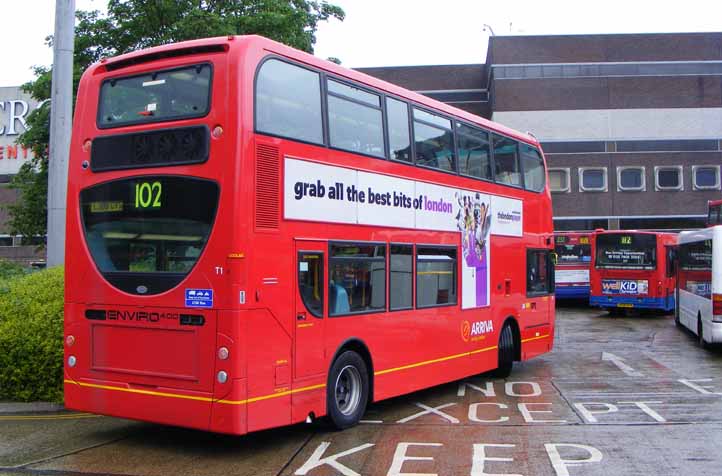 Arriva London: Alexander Dennis Enviro400 T1