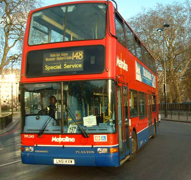 Metroline Dennis Trident Plaxton President