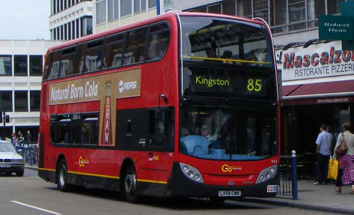 Go-Ahead London Volvo B9TL Alexander Dennis Enviro400 VE3