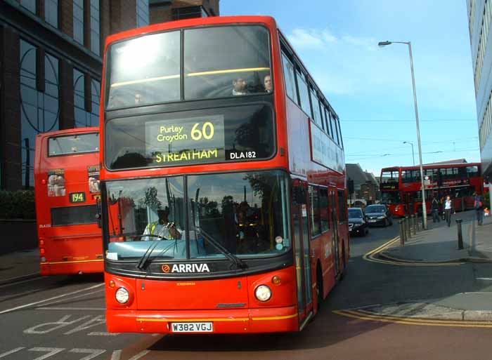 Arriva London DAF DB250 Alexander ALX400 DLA182