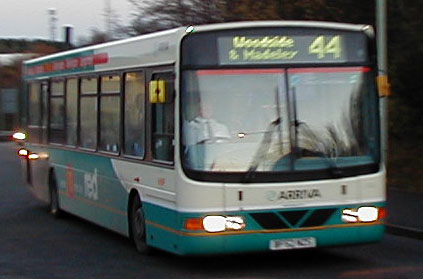 Arriva serving the Midlands DAF SB200/Wright