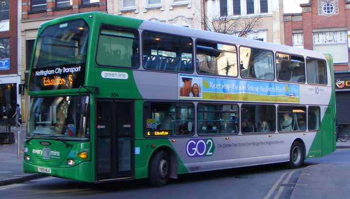 Nottingham City Scania N270UD East Lancs Omnidekka 954