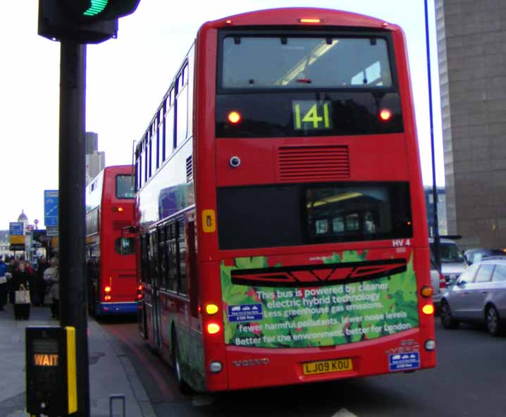 Arriva London Volvo B5LH Wright Eclipse Gemini hybrid HV4