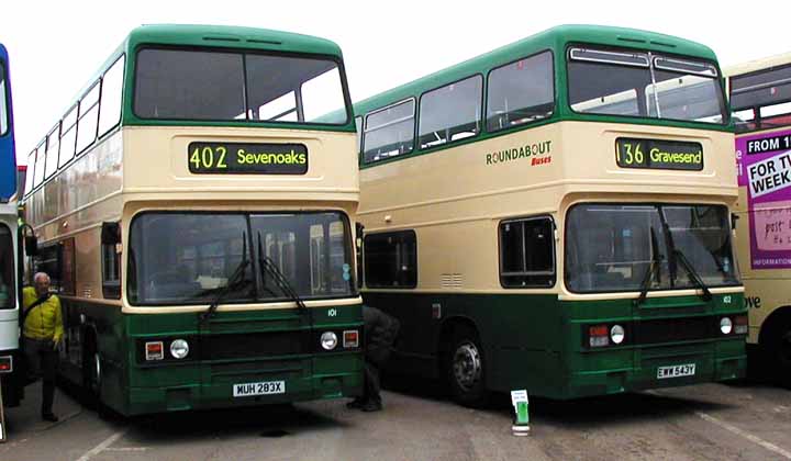 Roundabout Leyland Olympians