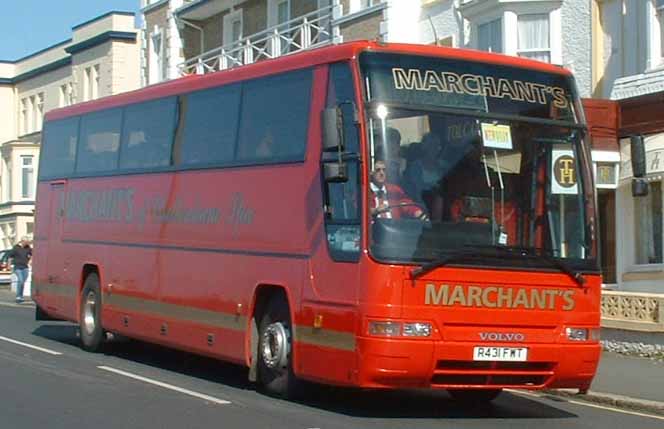 Marchants of Cheltenham Volvo B10M Plaxton Excalibur R431FWT