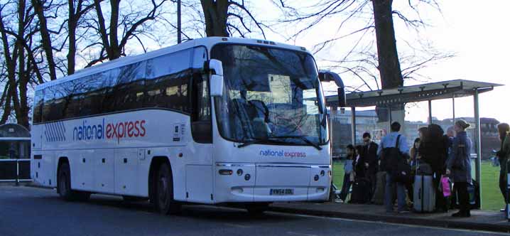 Burtons National Express Volvo B12B Plaxton Panther YN54DDL