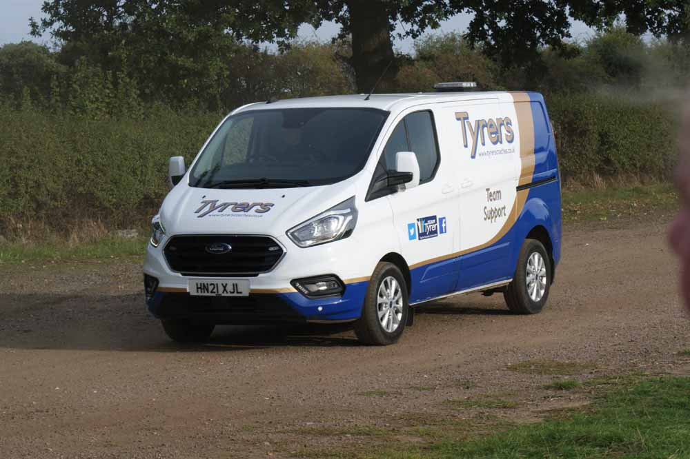 Tyrers Ford Transit Team Support van HN21XJL