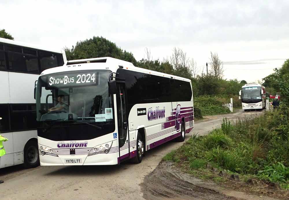 Chalfont Coaches Volvo B8R Plaxton Panther YX70LTT