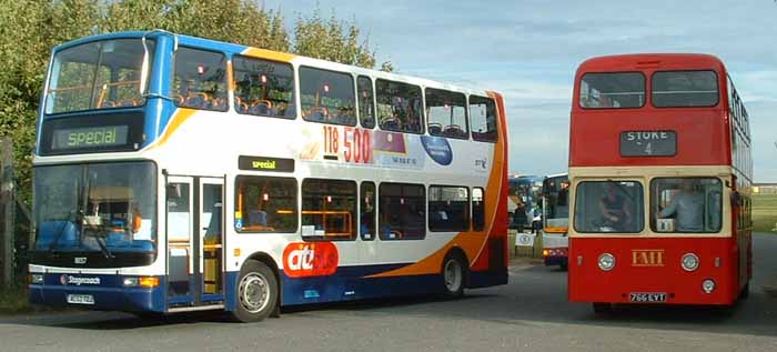 Stagecoach Cambridge Citi Trident and PMT Atlantean