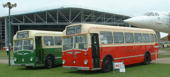 The prototype Bristol LSXs and Concorde