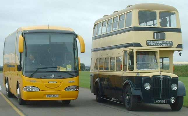 Birmingham City Guy Arab IV Metro-Cammell 3102 & PPH Scania K114EB Irizar Century YN05HCH