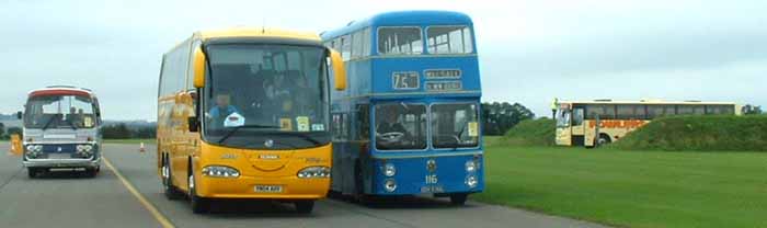  PPH Scania K114EB Irizar Century YN04AHV & Walsall Corporation Daimler Fleetline Northern Counties 116