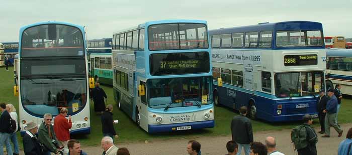 Travel Coventry Dennis Trident Alexander ALX400 4205 & MCW Metrobus 2868